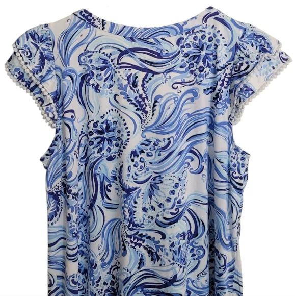 Lilly Pulitzer Bridgitte Cotton Shift Dress in Resort White Don't Be Jelly - Picture 10 of 11